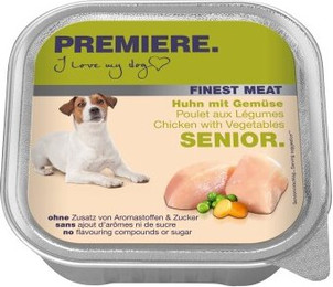 Produktbild von PREMIERE Finest Meat Nassfutter Hund Senior Huhn und Gemüse - 40 x 150 g