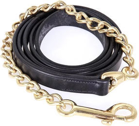 Produktbild von Premiere Führleine mit Kette aus Leder - 150 cm