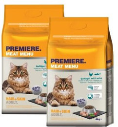 Produktbild von PREMIERE Hair & Skin Adult Katzenfutter - 2 x 4 kg