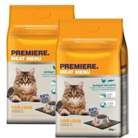Produktbild von PREMIERE Hair & Skin Adult Katzenfutter - 2 x 4 kg