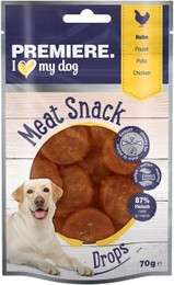 Produktbild von PREMIERE Meat Drops Huhn - 6 x 70 g