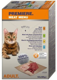 Produktbild von PREMIERE Meat Menu Adult - 12 x 85 g