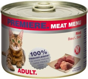 Produktbild von PREMIERE Meat Menu Adult Rind - 12 x 200 g