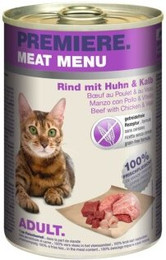 Produktbild von PREMIERE Meat Menu Adult Rind mit Kalb und Huhn - 24 x 400 g