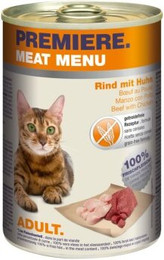 Produktbild von PREMIERE Meat Menu Adult Rind und Huhn - 24 x 400 g