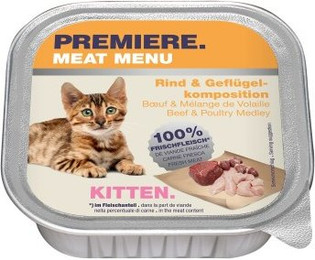 Produktbild von PREMIERE Meat Menu Kitten Rind und Geflügelkomposition - 64 x 100 g