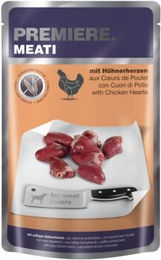 Produktbild von PREMIERE Meati Nassfutter Hund Adult Hühnerherzen - 10 x 500 g