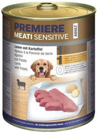 Produktbild von PREMIERE Meati Sensitive Lamm und Kartoffel - 24 x 800 g