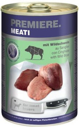 Produktbild von PREMIERE Meati Wildschwein Nassfutter für Hunde - 6 x 400 g