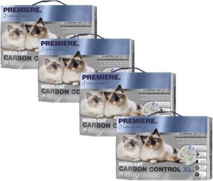 Produktbild von PREMIERE Multi-Cat XL Klumpstreu - 4 x 12 l