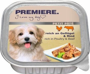 Produktbild von PREMIERE Petit Pâté Geflügel und Rind - 22 x 150 g