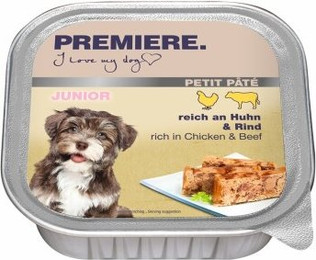 Produktbild von PREMIERE Petit Pâté Junior Geflügel und Rind - 22 x 150 g