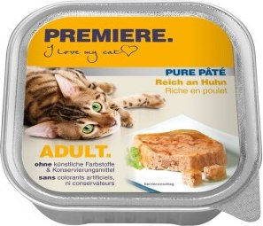 Produktbild von PREMIERE Pur Paté Adult Huhn - 64 x 100 g