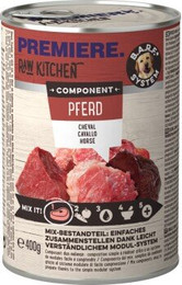 Produktbild von PREMIERE RAW KITCHEN Nassfutter Hund Adult Component Pferd - 6 x 400 g