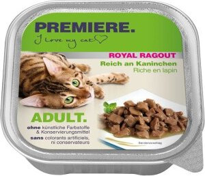 Produktbild von PREMIERE Royal Ragout Kaninchen 64x100 g