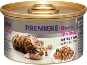 PREMIERE Royal Ragout Rind und Huhn 36x85 g – Bild 1 von 3