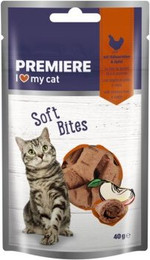 Produktbild von PREMIERE Soft Bites Hühnerleber und Apfel - 40 g