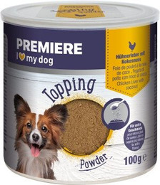Produktbild von PREMIERE Topping Pulver Hühnerleber mit Kokosnuss - 6 x 80 g
