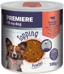 Produktbild von PREMIERE Topping Pulver Rinderleber mit Kürbis - 6 x 80 g