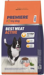 Produktbild von PREMIERE Trockenfutter Hund Best Meat Adult Active 12kg