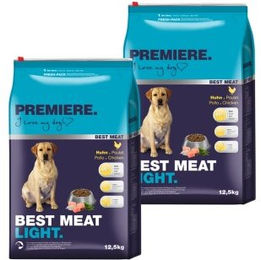 Produktbild von PREMIERE Trockenfutter Hund Best Meat Adult Light Geflügel 2x12,5 kg