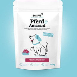 Produktbild von Premium Trockenfutter Pferd & Amarant für Hunde - 1,8 kg