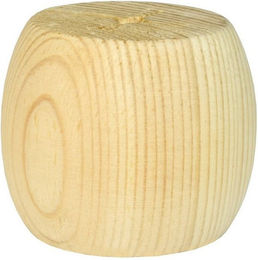 Prima-Online Möbelfüße aus massivem Kiefernholz rund 5 cm – Bild 1 von 6