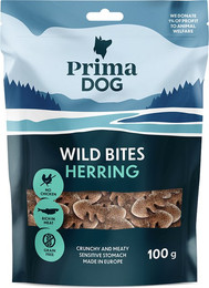 Produktbild von PrimaDog Wild Bites Crunchy Snack - Hering & Gewürznelken (4 x 100 g)