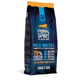 Produktbild von Primal Spirit 70% Wild Waters Hundefutter für Erwachsene - 12 kg