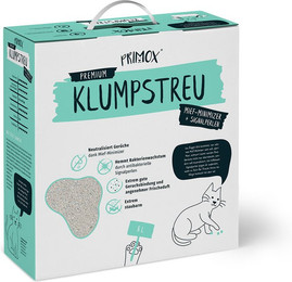 Produktbild von PRIMOX Premium Klumpstreu Mief-Minimizer mit Signalperlen - 8 l