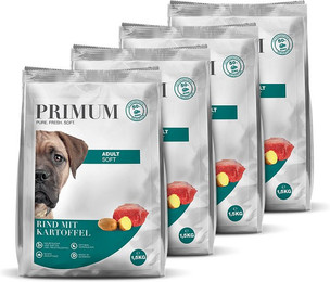 Produktbild von Primum Soft Adult Rind mit Kartoffel - 4 x 1,5 kg