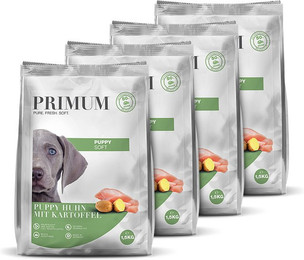 Produktbild von Primum Soft Puppy Huhn mit Kartoffel - 4 x 1,5 kg