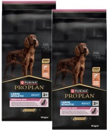 Produktbild von PRO PLAN Large Athletic Adult Sensitive Skin 2x14 kg