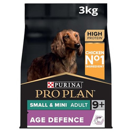 Produktbild von Pro Plan Small & Mini Adult Age Defence 9+ Hundefutter trocken mit Huhn - 3 kg