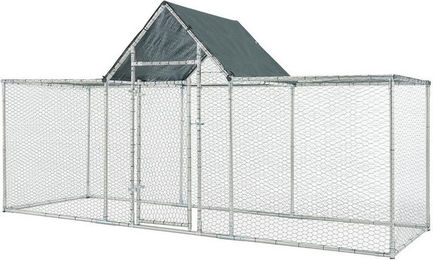 Produktbild von pro.tec Freigehege, »Arguin« Tierlaufstall 300x100x100/150 cm Stahl Drahtgeflecht