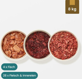 Produktbild von Probierpaket Frostfutter für Katzen - 28 x 250 g