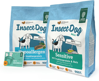 Produktbild von Probierpaket InsectDog Green Petfood®