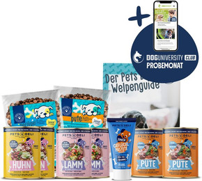 Produktbild von Probierpaket Welpenzuwachs mit Doguniversity Club Probemonat - 2675 g