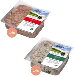 Produktbild von proCani BARF-Paket pur probiotisch - 28 x 500 g