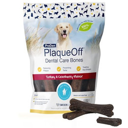Produktbild von ProDen PlaqueOff Dental Care Bones Truthahn & Cranberry - 482 g