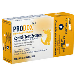 Produktbild von PRODOX Schnelltest Kombi Zecken Antigen