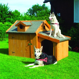 Produktbild von Promadino Hundehütte Max mit Anbau