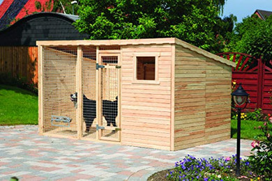 Produktbild von Promadino Hundezwinger mit Pultdach