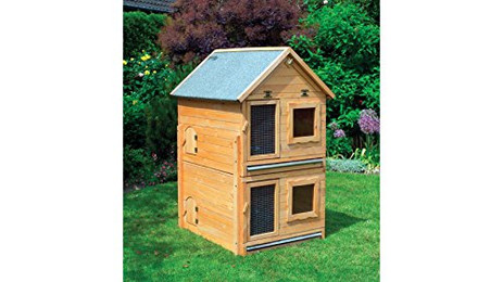 Produktbild von Promadino Kleintiervilla Maxi mit Erweiterungsstall