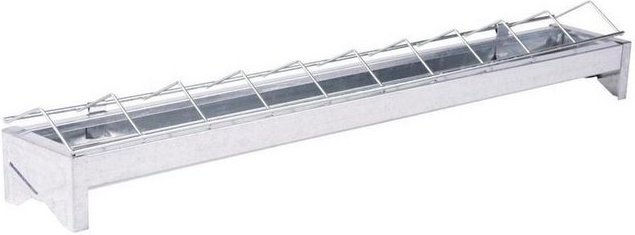 Produktbild von PROREGAL Vogeltränke Futterspender Geflügel 500mm Zink