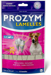Produktbild von Prozym Canin Lamelles Kausnacks für kleine Hunde - 2 x 15 Stk.