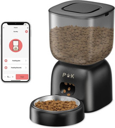 Produktbild von PUPPY KITTY Automatischer Futterautomat 3L mit WIFI und App - 3 l