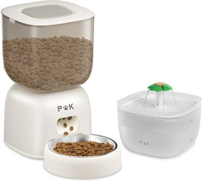 Produktbild von PUPPY KITTY Futterautomat und Wasserspender 3L für Katzen und Hunde - 3 l