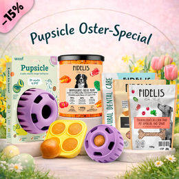 Produktbild von Pupsicle (lavendel, XL) + Oster Special (6 Gläser, Treat Tray, Snacks)