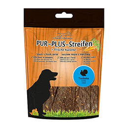 Produktbild von PUR Plus Kaustreifen Truthahn & Karotte - 100 g